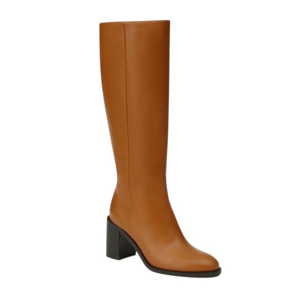 NIB LAFAYETTE 148 CALFSKIN LEATHER KNEE HIGH BOOTS - SIZE 39.5 - Picture 1 of 6